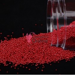 Perlute caviar CAV010 pentru decor unghii Red Metalizat